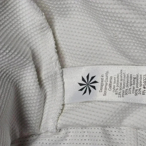 ATHLETA S Women's Ace Mesh Tennis Skort Small Bright White Pickleball Golf Skirt - Picture 4 of 10